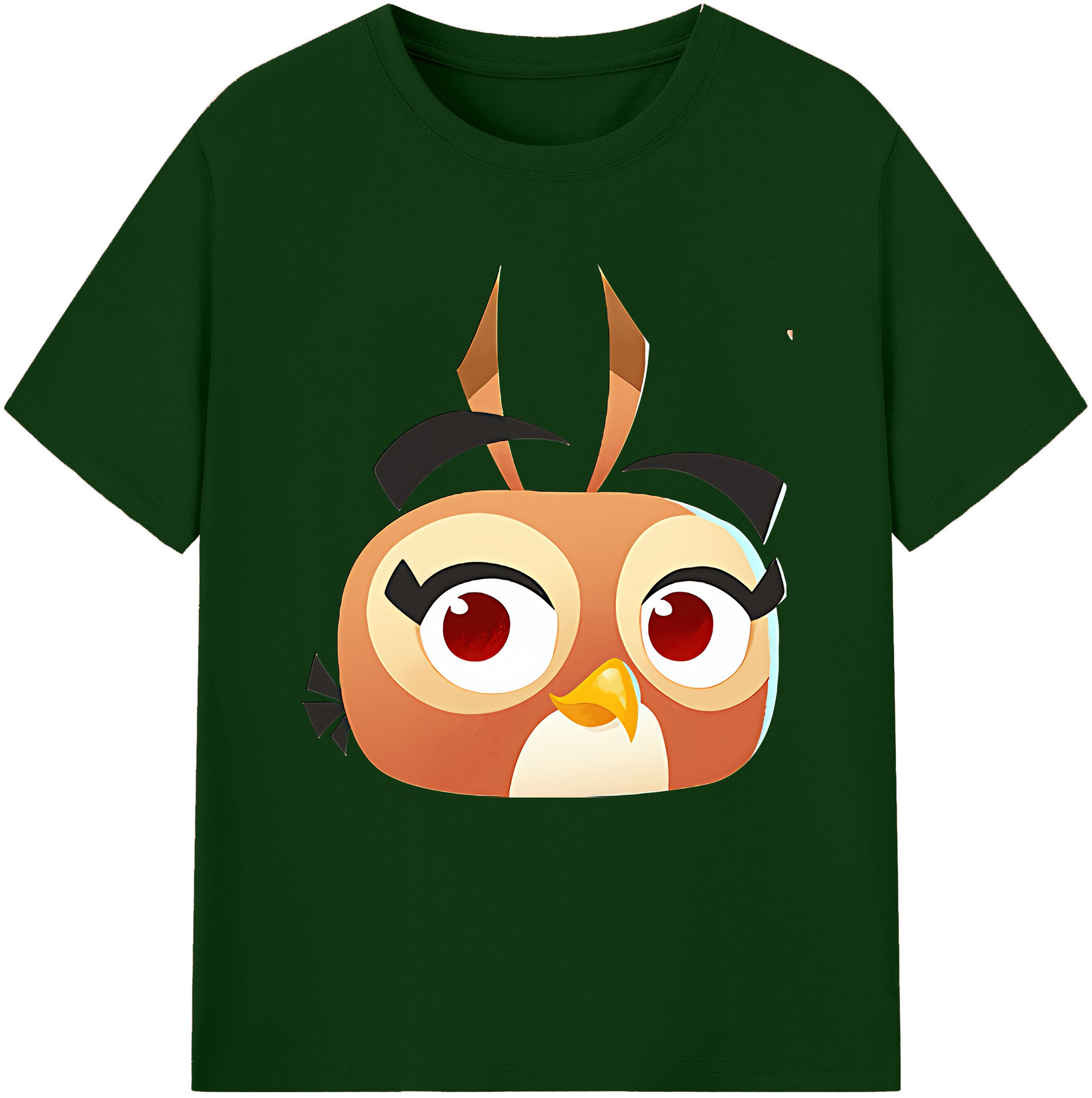 （画像用） Angry Birds アングリーバード 綿100％半袖Tシャツ（フロントプリント）